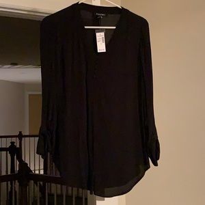 Roz & Ali Black tunic
